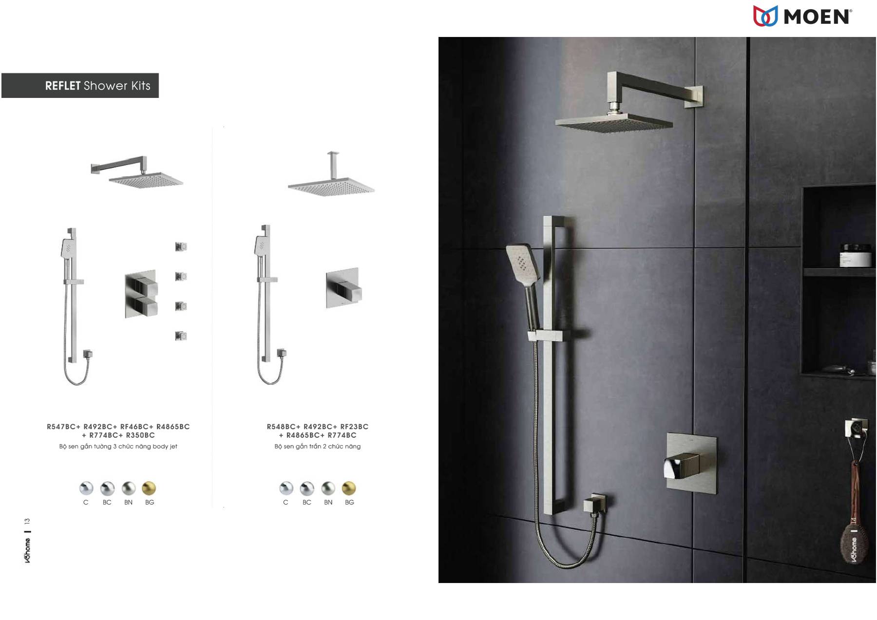 Thiết bị vệ sinh MOEN Bảng giá và Catalogue mới nhất 2024 /Page 8